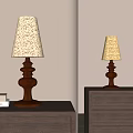 Middle Style Table Lamp 3d model