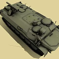 Armored Vehicle Armored Transport Vehicle Crawler Armored Vehicle Launching Vehicle Infantry Fighting Vehicle Reconnaissance Vehicle Low Face Number Low Model Simple Model Video Level Super Realistic 3d model