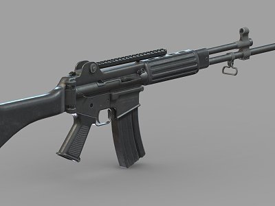 Weapons Assault Rifle model