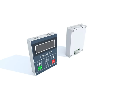 STANDERS Control Panel With Display Screen And White Casing Device 3d model