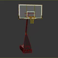 Sturdy Portable Basketball Hoop with Transparent Backboard and Stable Base