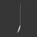 Shiny Reflective Silver Stainless Steel Spoon For Daily Kitchen Dining Utensil
