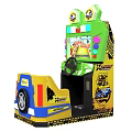 Modern game machine frog racing 3d model