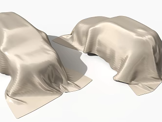 Car cloth conference flannel shading cloth car cover cloth 3d model