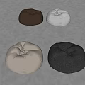 CASSINA Modern Sofa Stool Lazy Stool Fabric Sofa Stool Leather Sofa Stool 3d model