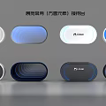 Commonly Used Exhibition Reception Desk With Square Round Elements And Multiple Designs