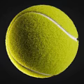 High Quality Yellow Tennis Ball with Fuzzy Texture for Sports Training and Matches