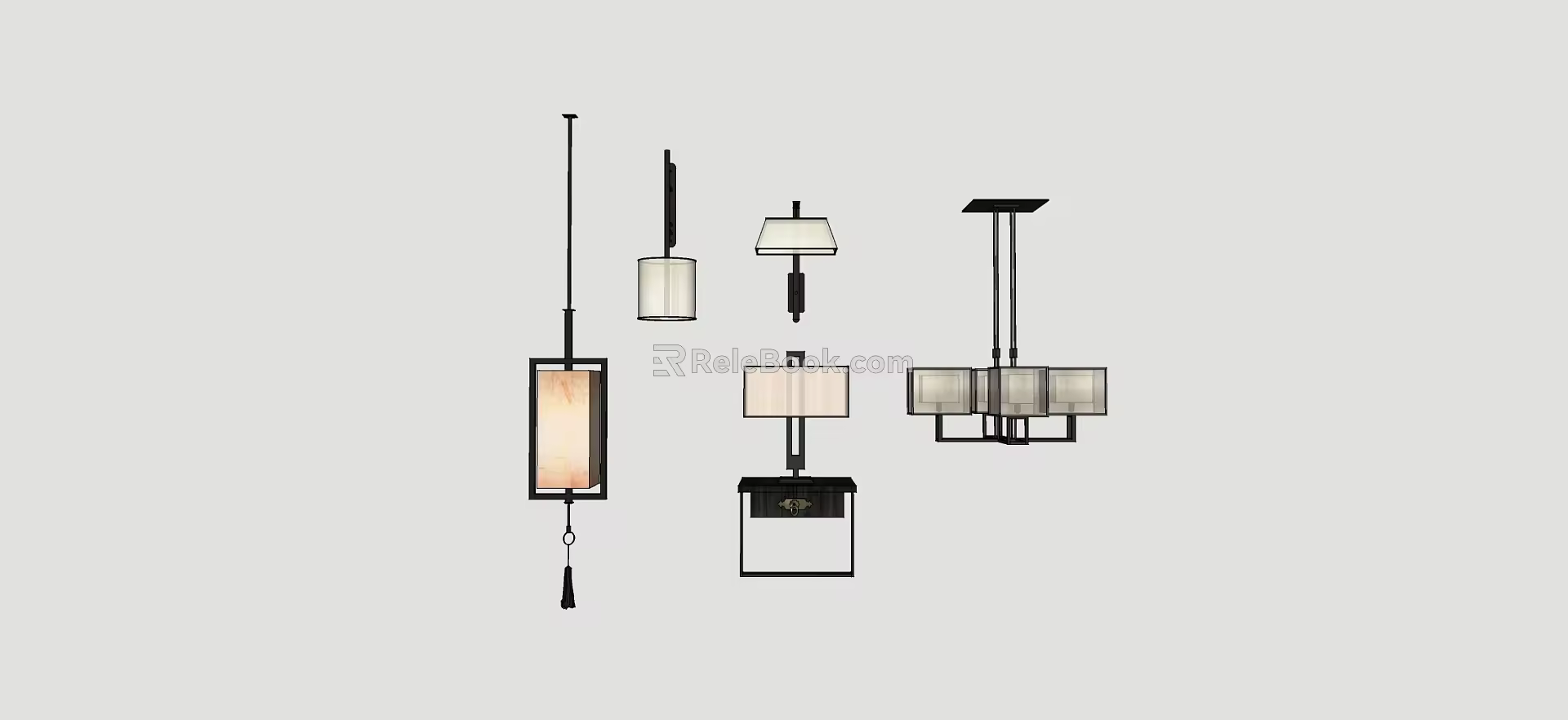 Lamp combination 3d model