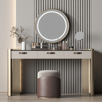 Modern Dresser Dressing Table 3d model