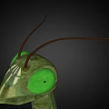 Modern mantis insect mantis reptile 3d model