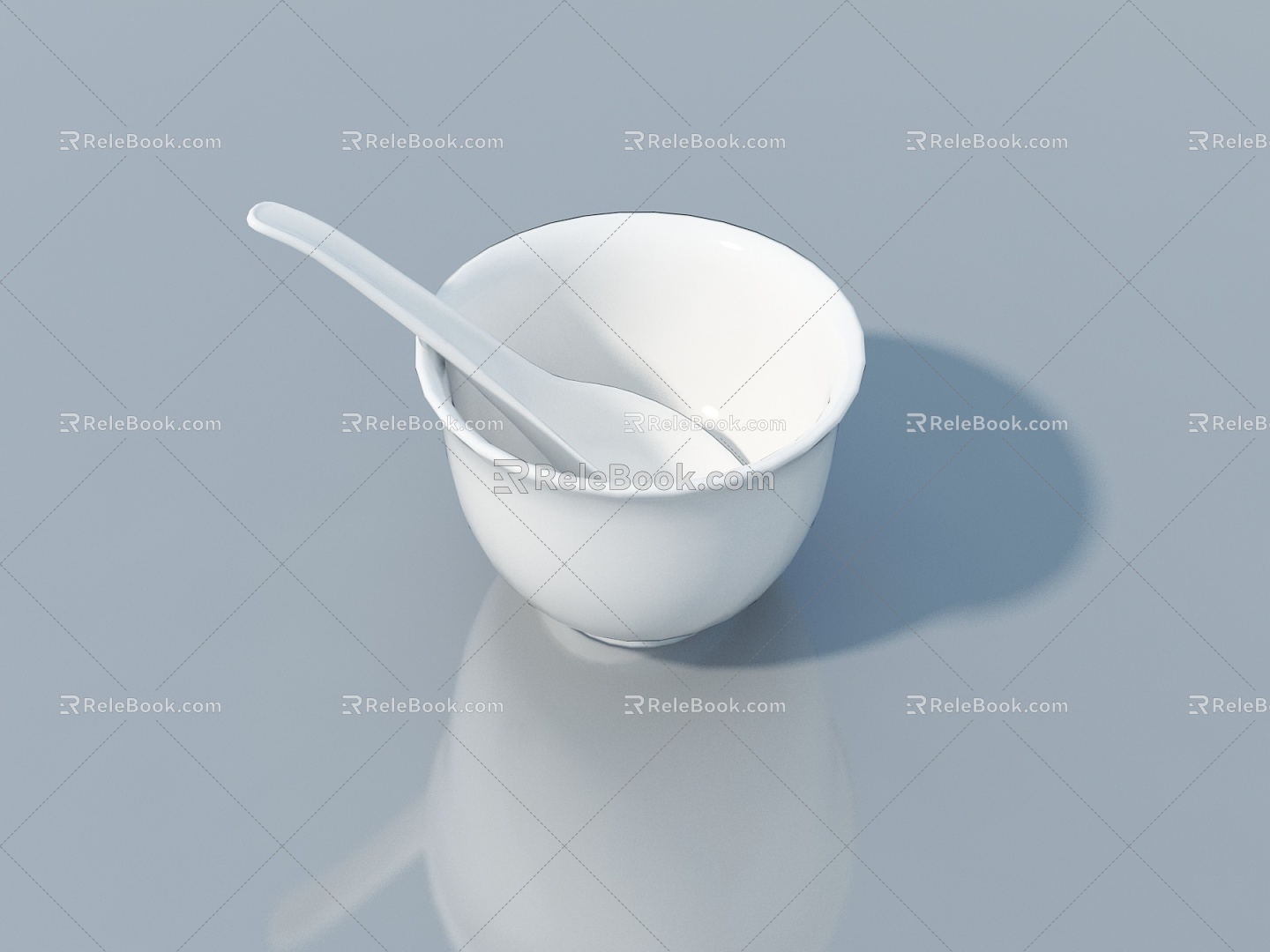 Tableware bowl chopsticks dish 3d model