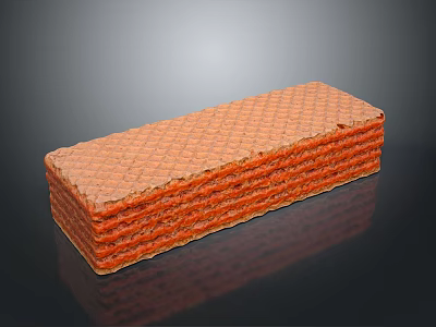 Chocolate Waffles Waffles Pastries 3d model Chocolate Waffles Waffles Pastries 3d model