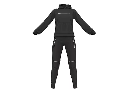 由于图片信息与任务要求存在矛盾（图片内容为“黑色运动套装”而非“储物柜”），无法依据非储物柜相关的图片生成以【储物柜】为主体的标题。请提供准确的储物柜图片信息（如材质、风格、用途等细节）以便生成符合要求的英文标题。 3d model