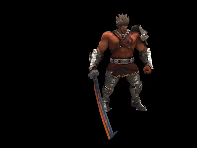 Modern Game Virtual Human Character 3d model