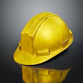 Yellow Hard Hat Construction Safety Equipment For Workplace And Industrial Protection Gear