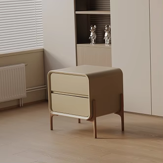 Modern bedside table 3d model