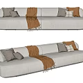 Modern Multiplayer Sofa 3d model