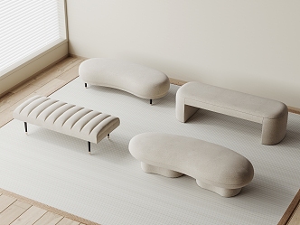 Sofa Bench Bed Bench 3d model