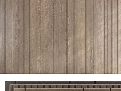 Natural Wooden Pendant Decor With Wood Grain Background And Handmade Craftsmanship Details 3d model