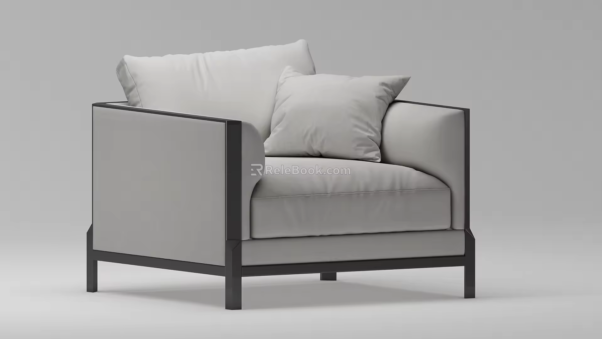 Modern Single Sofa 3d model