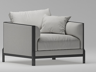 Modern Single Sofa 3d model