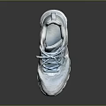 Light Blue Under Armour Sports Shoes With Lace Up Design And White Sole