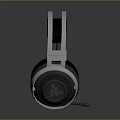 Sleek Over Ear Headphones With Comfortable Ear Cushions And Premium Metal Design