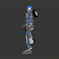 Modern Robot Transformers Gundam Warrior Gundam Mecha Warrior 3d model