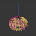 Modern Round Wicker Pendant Light With Natural Weave And Contemporary Design
