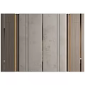 Modern Accent Wall Design With Wooden Panels And Neutral Color Tones For Home Interior