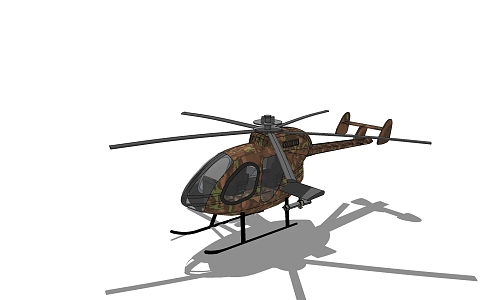 Helicopter 3d model