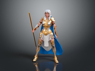 Lady Soldier Female Detective Female Hit Warrior Samurai Soldier Detective Agent Hit 3d model