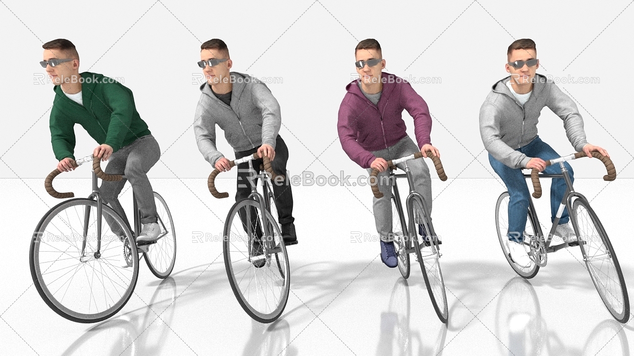 sports cycling cycling 3d model