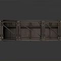 Octagonal Metal Frame Construction Component With Support Beams And Reinforced Design