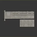 Industrial Metallic Elevator Aisle Interior With Control Panels And Metal Flooring Walls