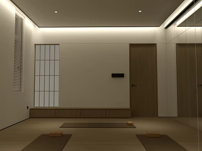 Yoga Private Classroom 3d model