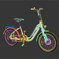 White LYNX Electric Bicycle with Modern Stylish Frame Black Seat and City Commuting Design Features