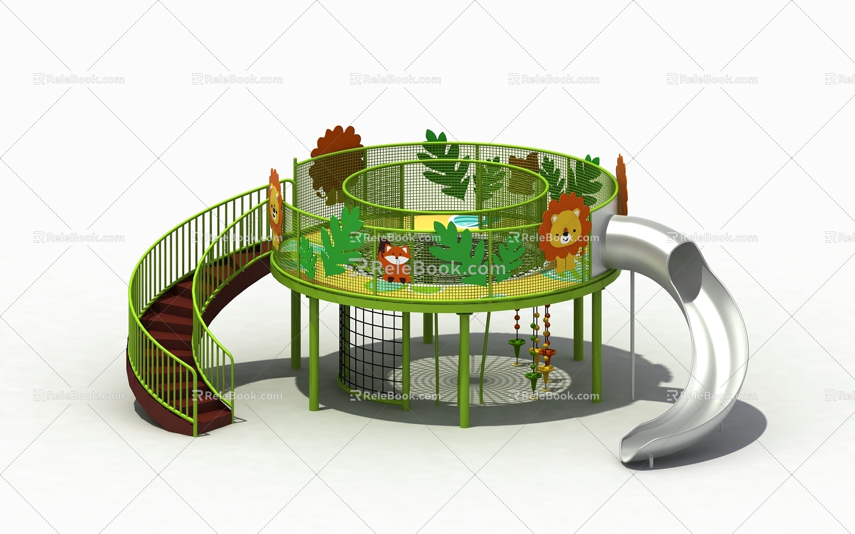 Children's slide 3d model