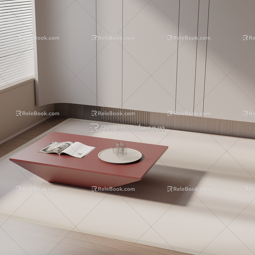 Modern coffee table 3d model