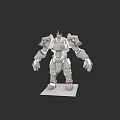 Game Movie Character Mechanical Mech Robot With Armor And Joint Design