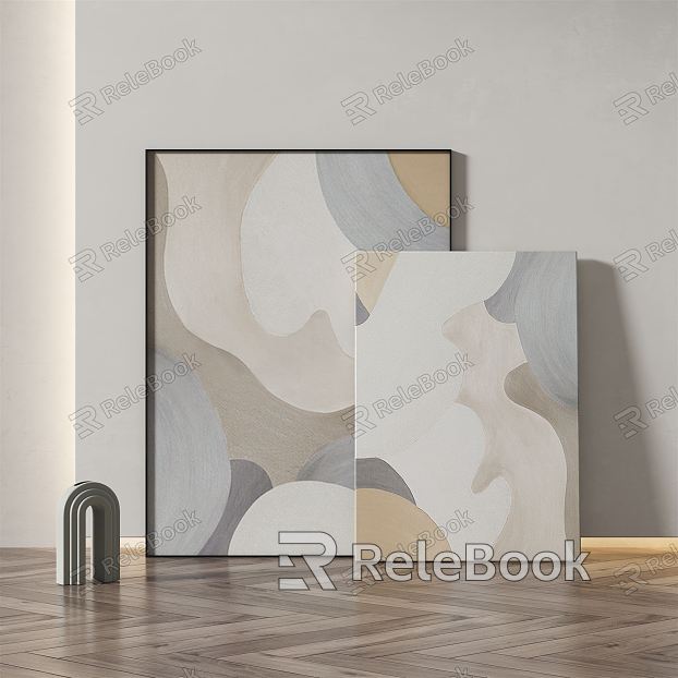 Modern abstract painting simple decorative painting model