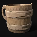 Artisan Handcrafted Wooden Cup With Intricate Carved Patterns And Vintage Design