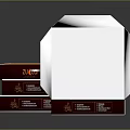 Delicious Pizza With Fresh Toppings In Open Box And Stacked Pizza Boxes