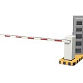 Lift rod for automatic toll gate 3d model