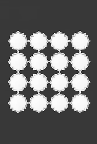 French background wall background wall modeling living room TV wall border strip decoration imitation gypsum flat line curved flower living room TV wall line 3d model