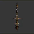 Cold weapons Sword Axe Hook Fork Spear Trident Melee Weapon Military 3d model