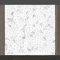 Modern Interior Design With Decorative Geometric Textured Wall And Wooden Panels