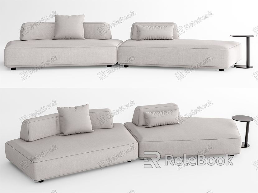 Modern Multiplayer Sofa Poliform Multiplayer Sofa Shaped Sofa model