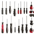 Screwdriver screwdriver hardware tool repair tool Phillips screwdriver flat screwdriver 3d model