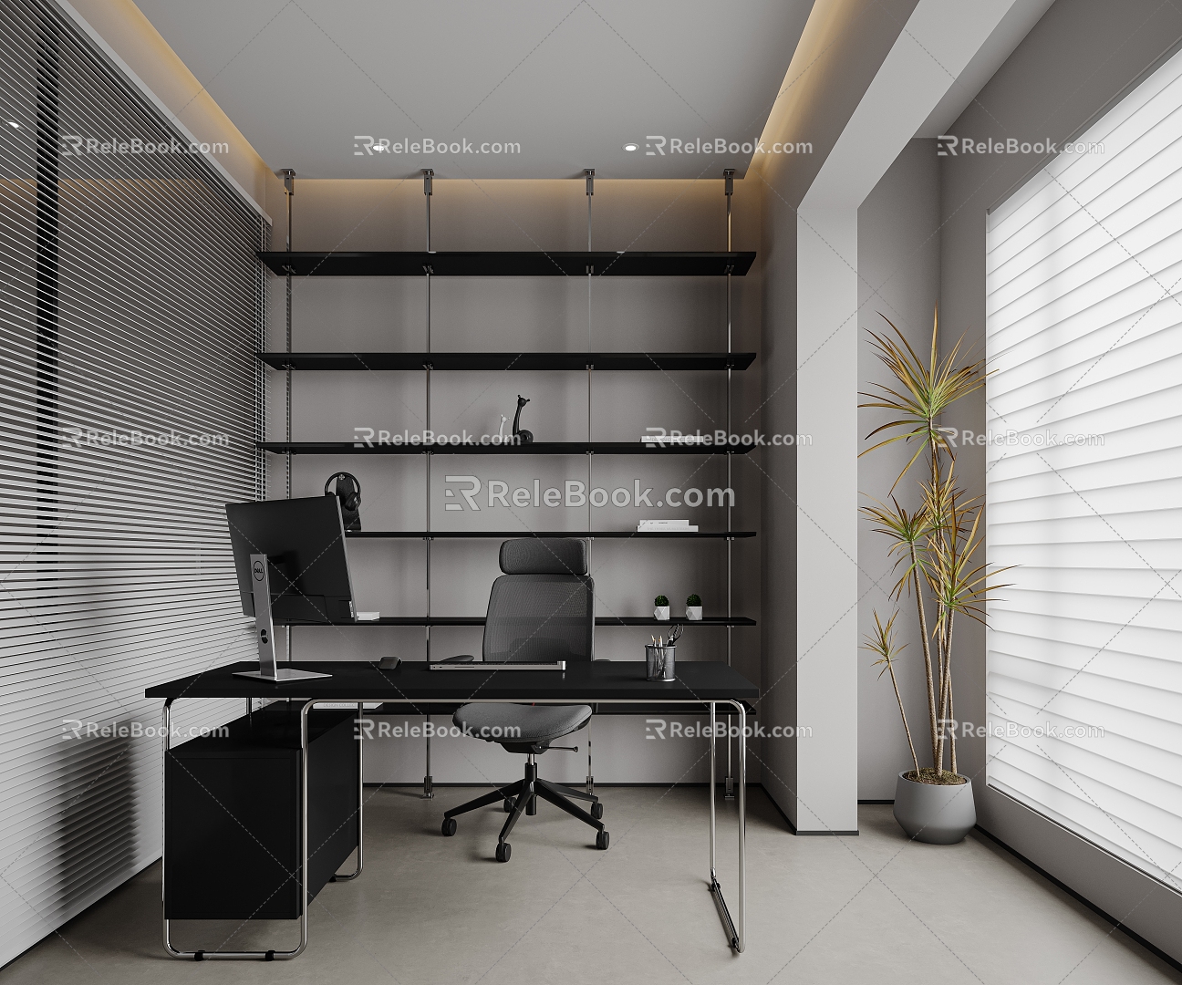 Office Manager Room 3d model